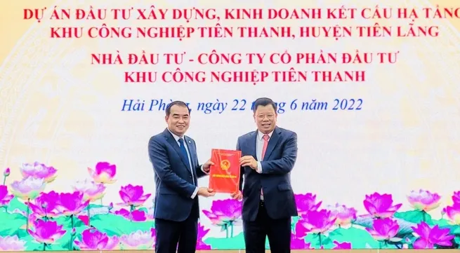 Hai Phong licenses new industrial park in Tien Lang District