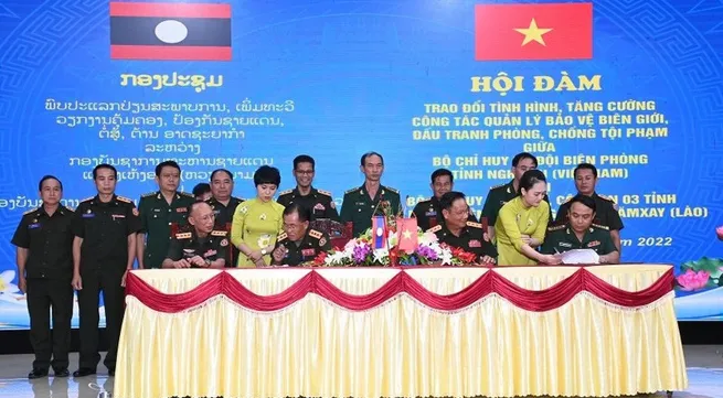 Nghe An and Lao localities promote cooperation in border protection and crime prevention