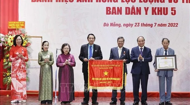 Hero of People's Armed Forces title awarded to Zone 5’s Civil Medicine Division