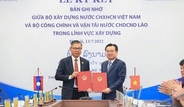 Vietnam, Laos enhance collaboration in construction