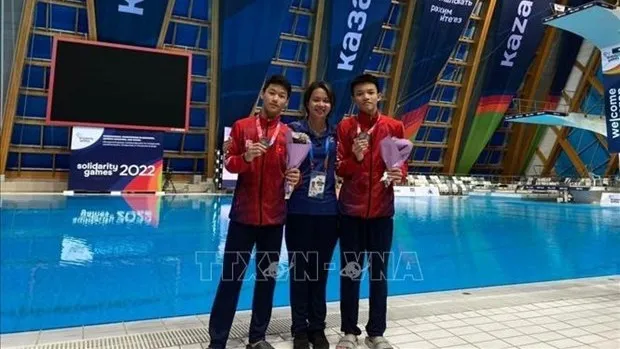 Vietnamese swimmers bag three medals at Russia’s Friendship Games 2022