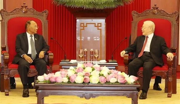 Cambodian top legislator wraps up visit to Vietnam