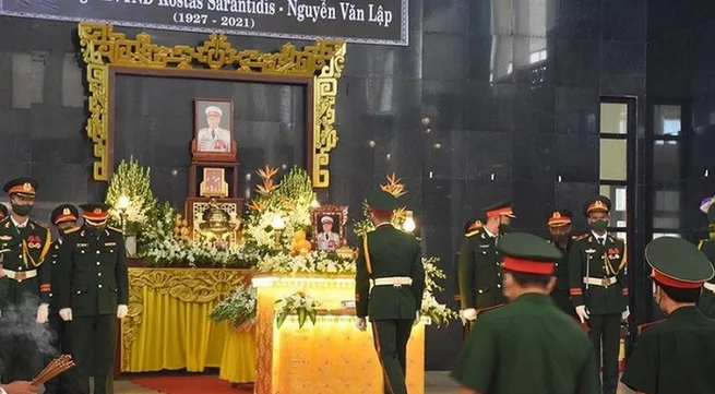 Memorial service held for Hero of People’s Armed Forces Kostas Sarantidis – Nguyen Van Lap
