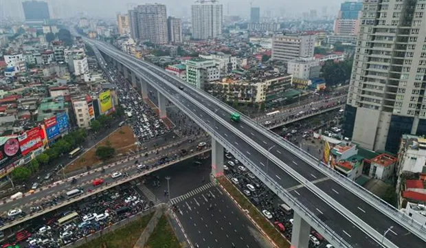 Hanoi: Elevated Ring Road No.2 opened to traffic