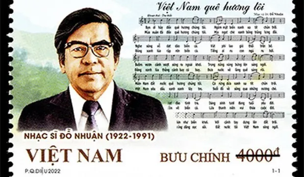 Stamp issued to mark 100th birth anniversary of celebrated musician Do Nhuan