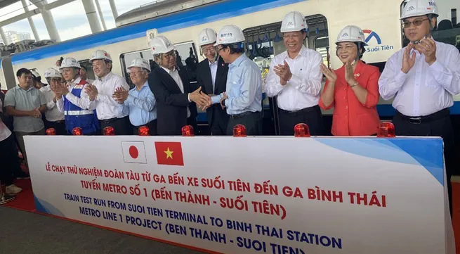 Test run begins for Ho Chi Minh City’s first metro line