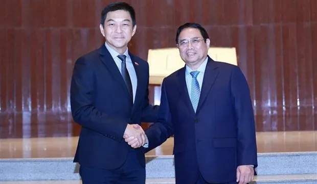 PM Pham Minh Chinh meets with Speaker of Singaporean Parliament