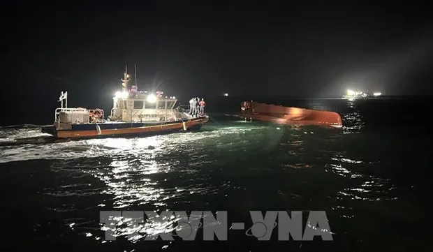 Two Vietnamese fishermen missing in boat sinking in RoK