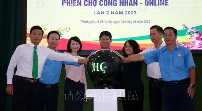 Online trade fair for workers held in Ho Chi Minh City