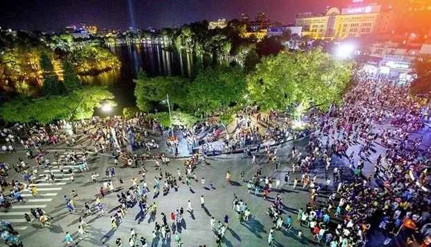 Activities in pedestrian space in Hanoi's heart suspended during Tet