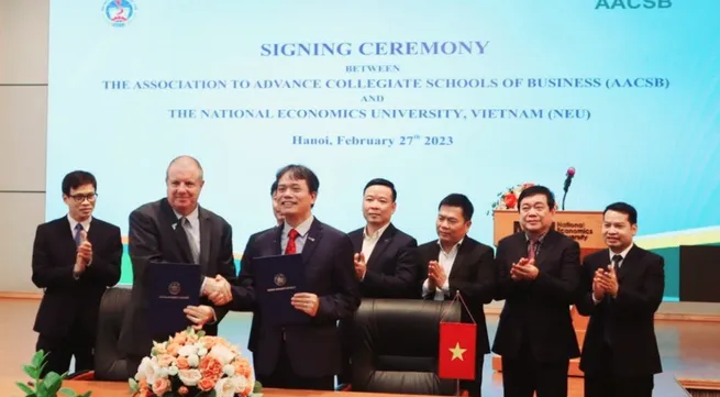 National Economics University officially joins AACSB