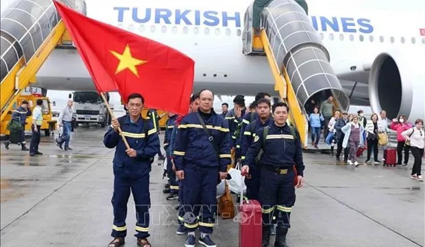 Public Security Ministry’s search-and-rescue team returns from Turkey