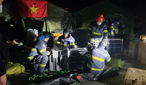 Vietnamese team begins search, rescue mission in Turkey