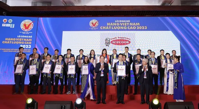 High-Quality Vietnamese Goods Awards granted to 519 enterprises