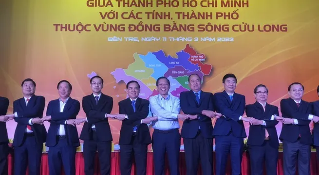 Ho Chi Minh City promotes cooperation with Mekong Delta provinces