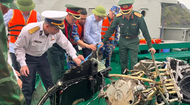 Urgent search and rescue activities deployed for Ha Long bay helicopter crash