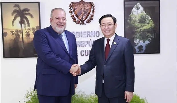 Vietnamese NA Chairman meets with Cuban PM in Havana