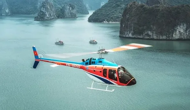 Search and rescue operations underway for victims in helicopter crash on Ha Long Bay