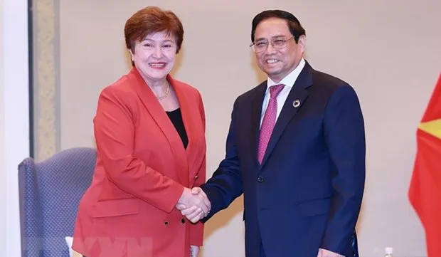 PM receives IMF Managing Director, OECD Secretary-General