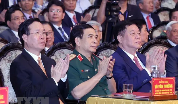 President attends 60th anniversary of late leader's visit to Nam Dinh