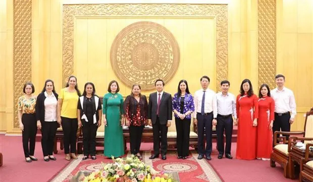 Cuban Women's Union delegation visits Ninh Binh province