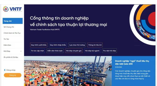 Portal launched to facilitate trade for Vietnamese enterprises