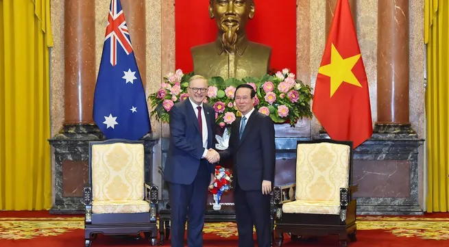 President receives Australian Prime Minister