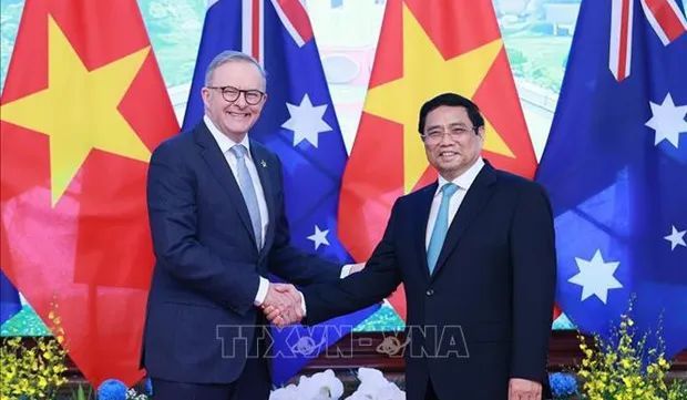 Vietnamese, Australian PMs announce talks outcomes