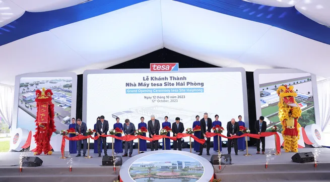 German adhesive tape tesa officially opens new site in Hai Phong