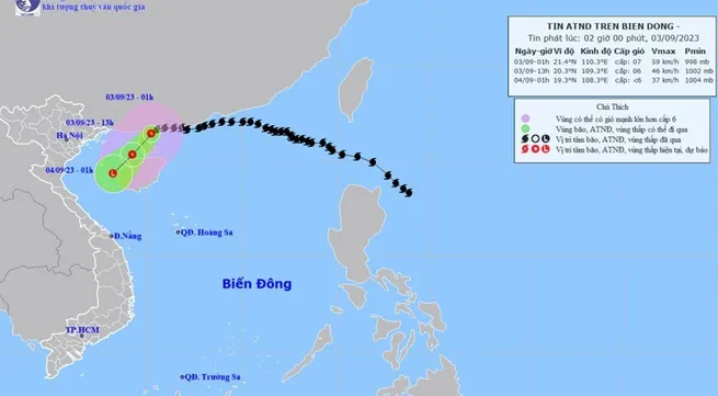 Typhoon Saola weakens into tropical depression
