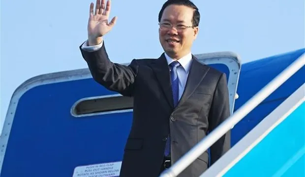 President Vo Van Thuong leaves for third Belt and Road Forum in China