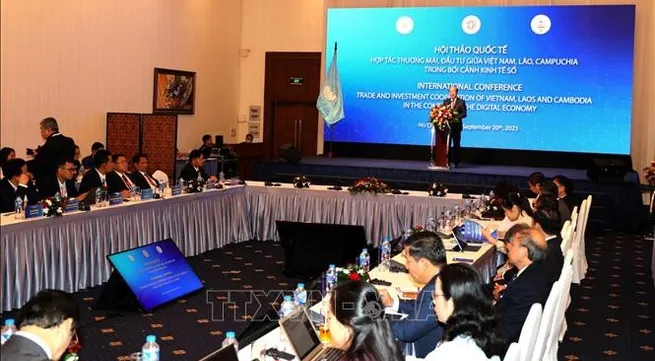 Vietnam, Laos and Cambodia promote trade and investment cooperation in the digital economy