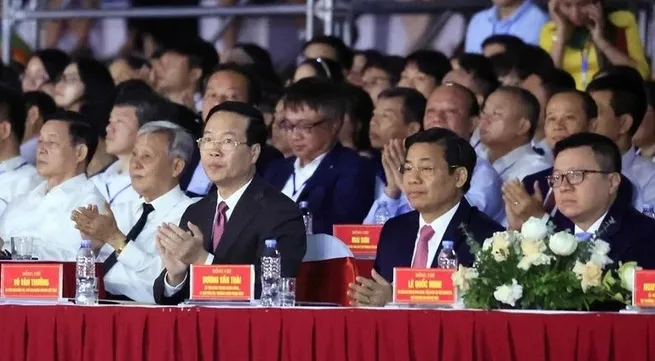 President attends ceremony marking 60th anniversary of Uncle Ho’s visit to Ha Bac Province
