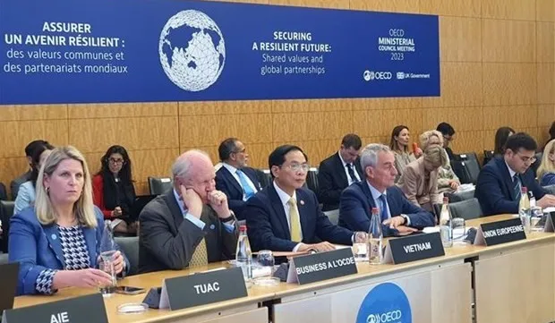 Vietnam makes suggestions at OECD Ministerial Council Meeting 2023