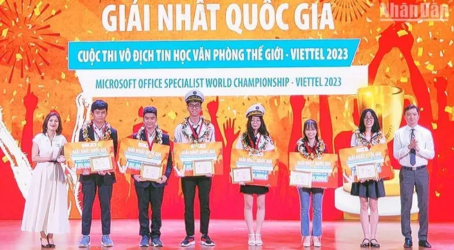 ​Nine Vietnamese representatives to attend Microsoft Office Specialist Word Championship