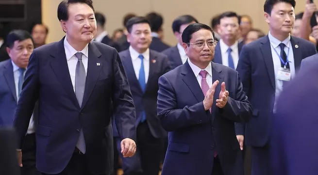 Vietnamese, RoK leaders attend Vietnam-RoK business forum