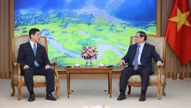 Prime Minister receives governor of Japan's Kagoshima prefecture