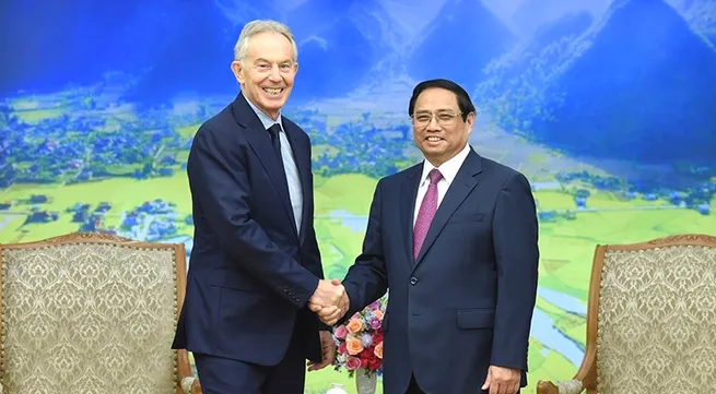 PM receives former UK PM Tony Blair