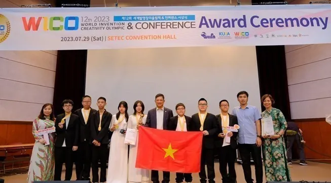 Hanoi students bag gold medals at World Invention Creativity Olympic 2023