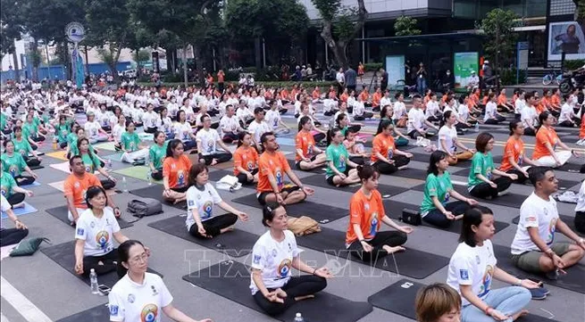 International Day of Yoga celebrated in Ho Chi Minh City