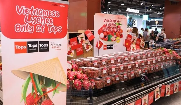 ​ Vietnamese lychees sold at Thai supermarket