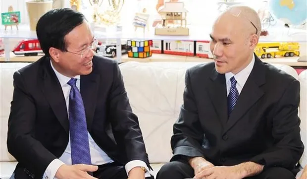 State President meets reputable Vietnamese physicist in Vienna