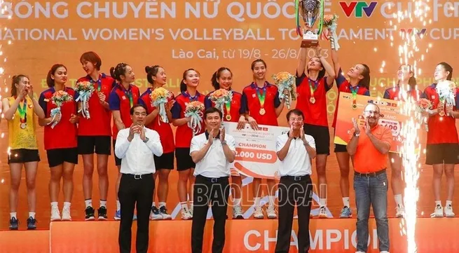 Vietnamese teams dominate the International Women's Volleyball Tournament VTV Cup Ferroli