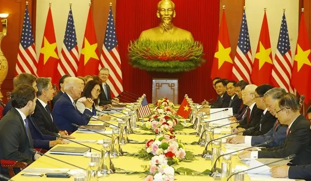 Party leader holds talks with US President