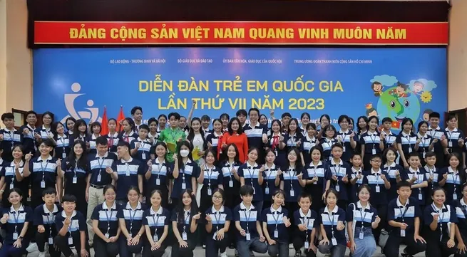 Seventh National Children’s Forum opens in Hanoi