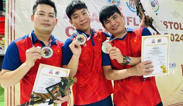 Vietnam wins additional silver at 2024 Asian Shooting Championships