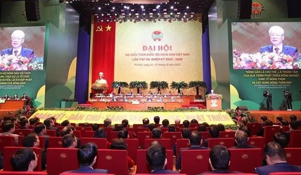 Party leader requests building strong Vietnam Farmers’ Union