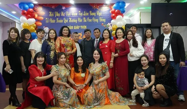 Vietnamese women in Russia celebrate New Year