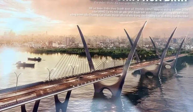 Hanoi plans to start construction of Thuong Cat bridge in October