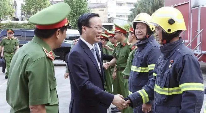 President pays pre-Tet visit to Ho Chi Minh City